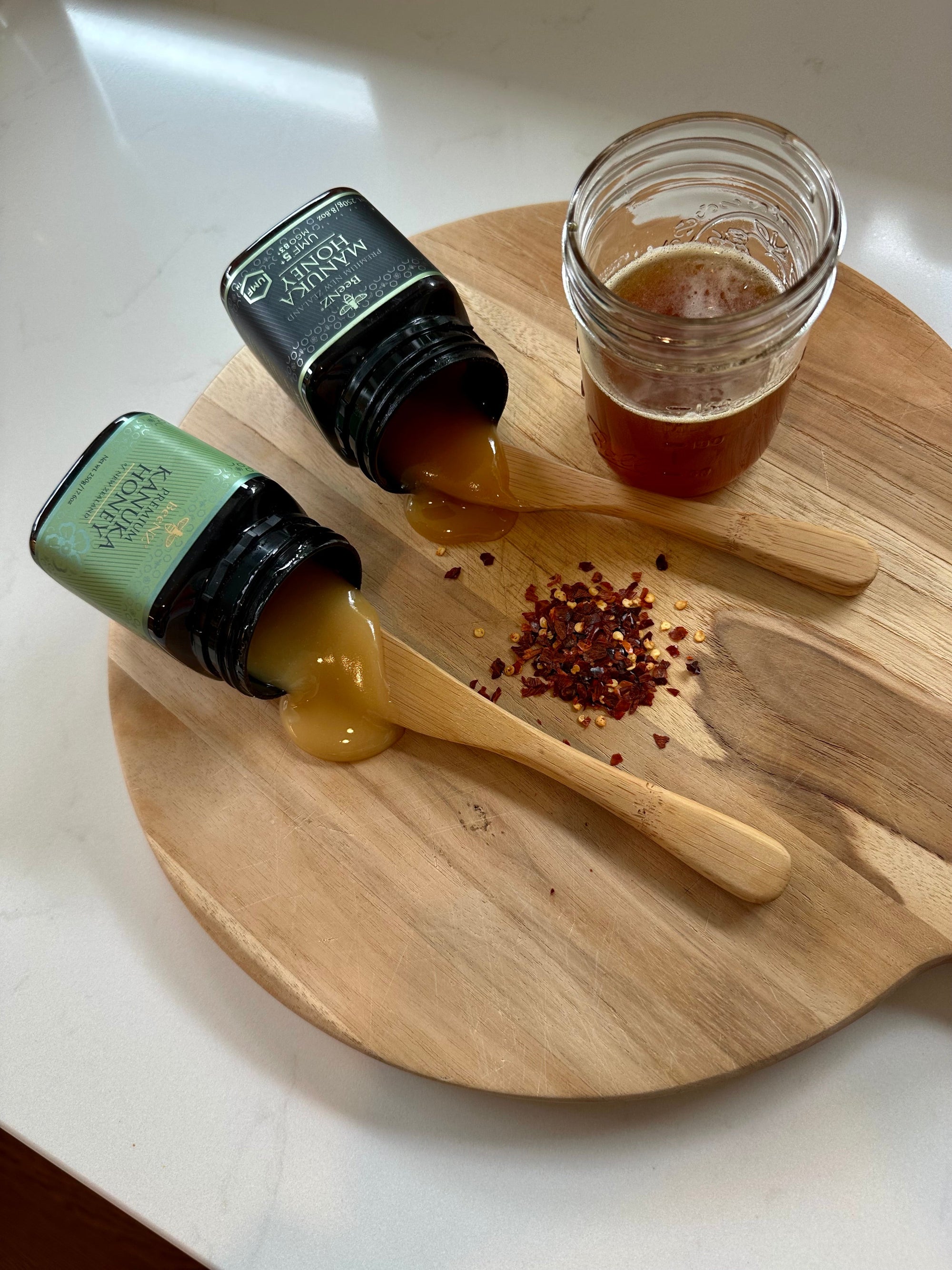 Hot Honey Recipe with Manuka + Kanuka honey