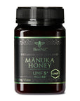 BeeNZ Raw UMF Certified Mānuka Honey UMF 5+ (MGO 83+) 17.6oz – Entry-level New Zealand honey with mild earthy flavor, daily wellness support, and natural sugar swap.