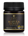 BeeNZ Raw UMF Certified Mānuka Honey UMF 15+ (MGO 512+) 8.8oz – High-grade NZ honey with strong antibacterial benefits promoting wellness & immune support. Discounted old packaging available.