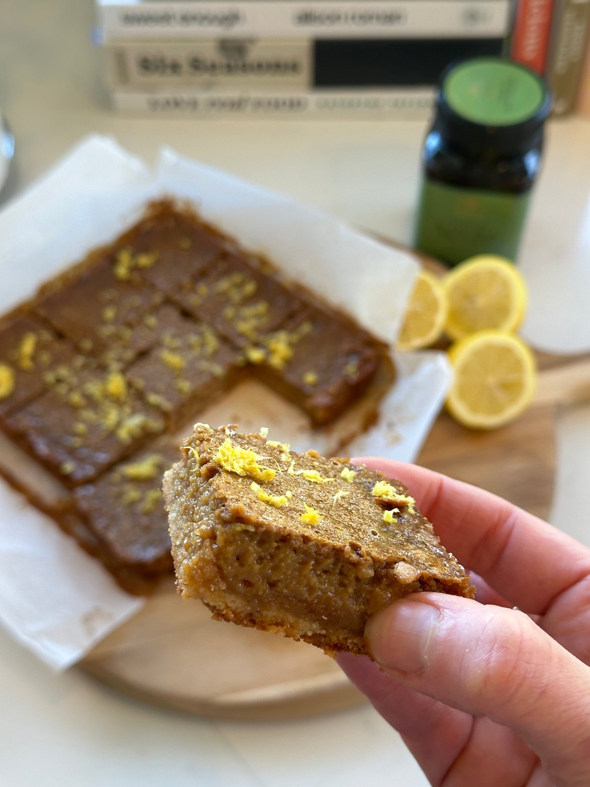 Delicious Kanuka Honey Lemon Bars