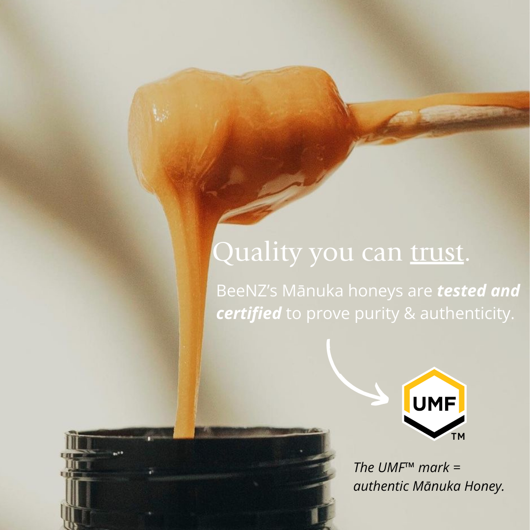 BeeNZ UMF5+ Mānuka Honey (MGO 83+)