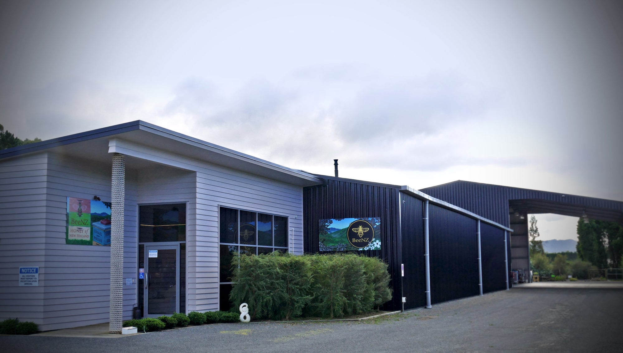 BeeNZ Building and Retail Shop Exterior in Katikati New Zealand