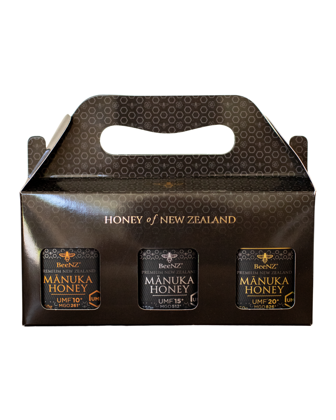 BeeNZ Raw NZ Honey Gift Pack. UMF Manuka and Kanuka Honey Set (8.8oz). Natural anti-inflammatory skincare and wellness gift.