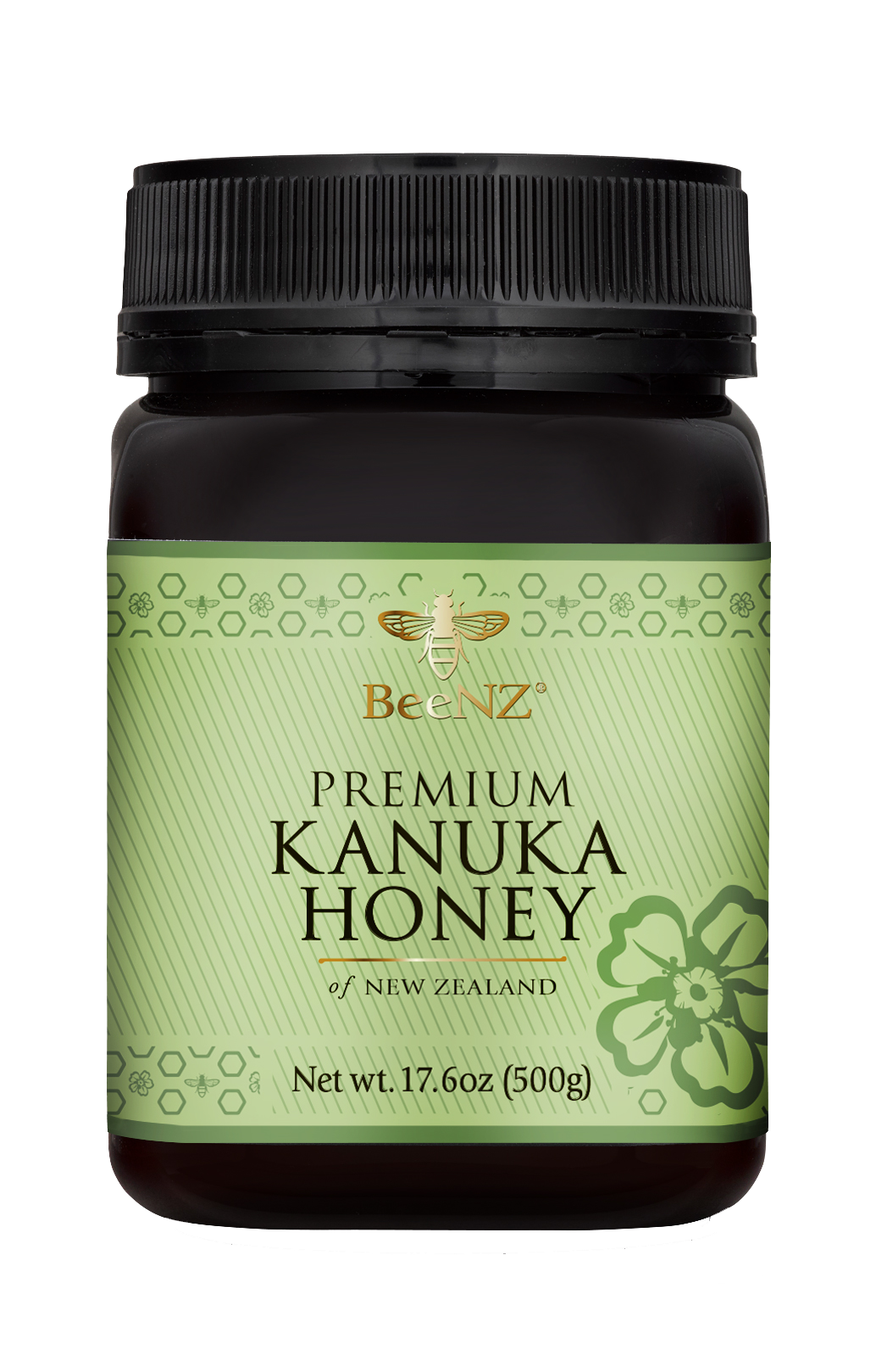 BeeNZ Raw NZ Kānuka Honey, a natural superfood with floral notes, anti-inflammatory benefits, ideal for smoothies, baking, skincare, and as a sugar alternative.