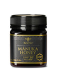 BeeNZ Raw UMF 20+ (MGO 829+) Mānuka Honey 8.8oz – Rare NZ honey with strong antibacterial properties supporting immunity, gut health, wound healing & skincare.