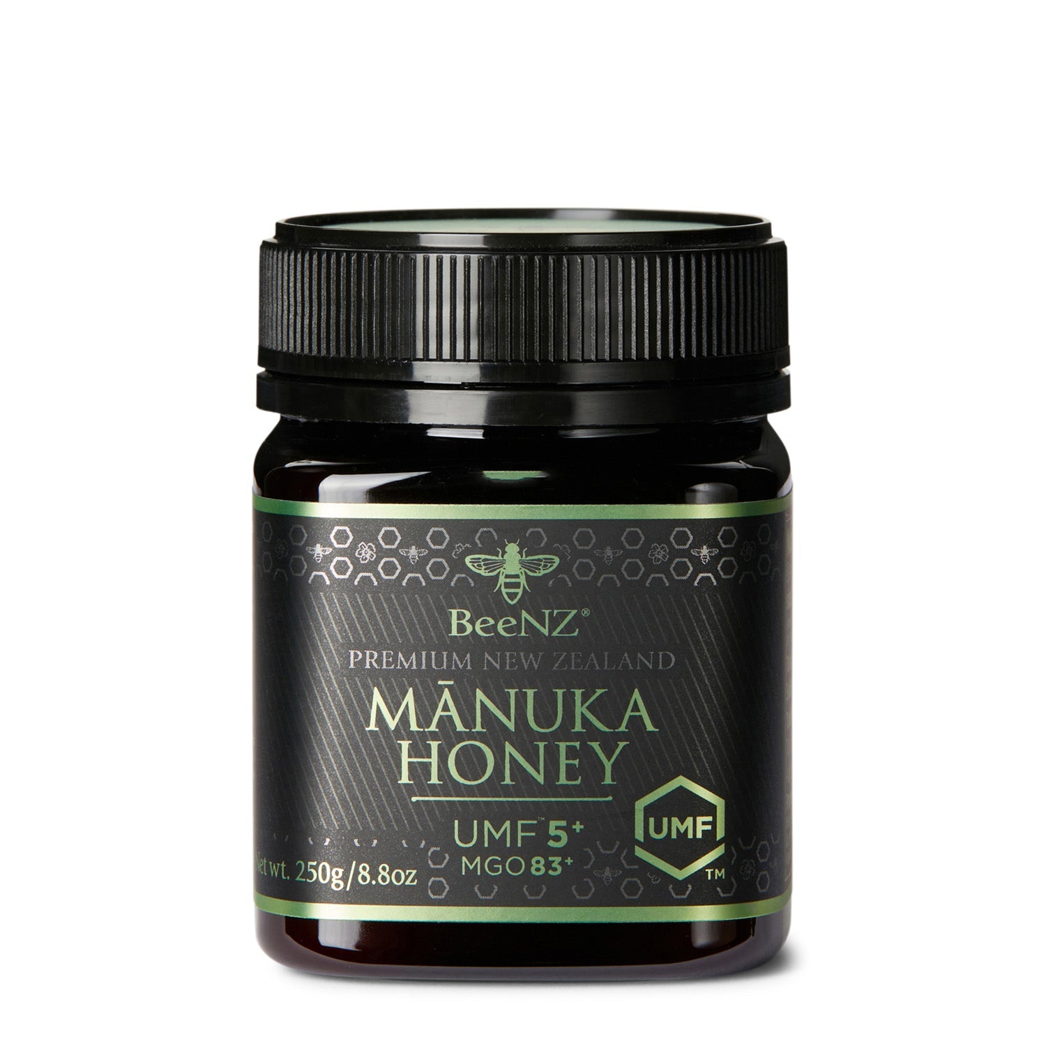 BeeNZ Raw UMF 5+ (MGO 83+) Mānuka Honey 8.8oz – Premium New Zealand Honey for Natural Wellness, Immune Support & Overall Health Boost
