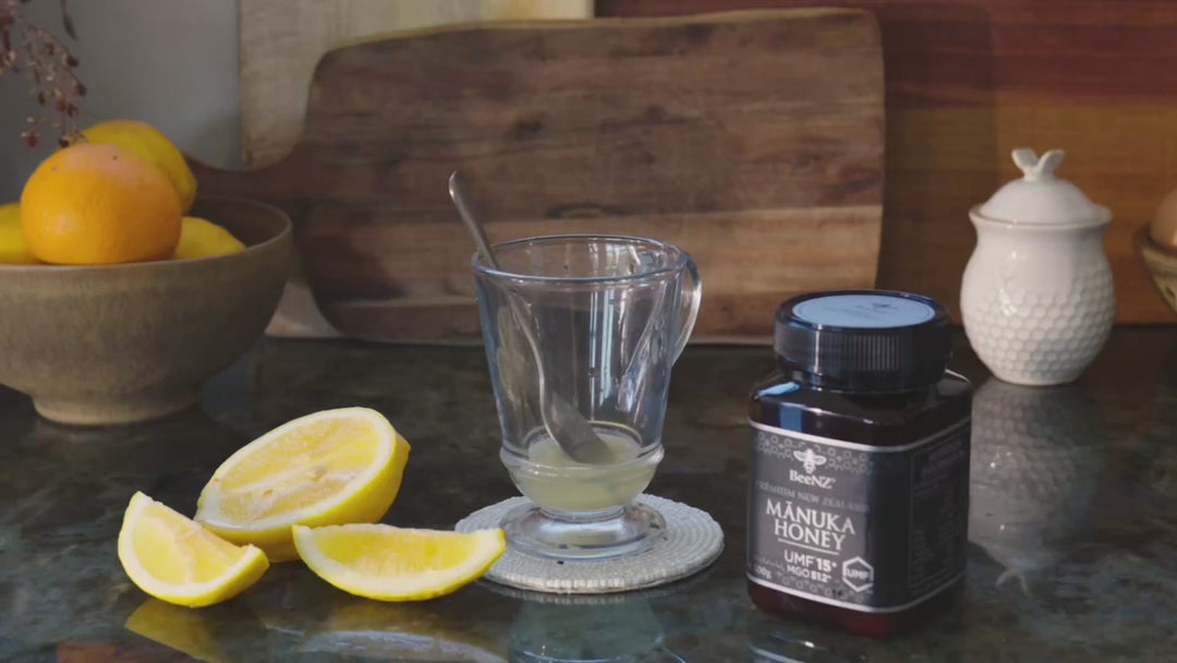 A guided video overview of BeeNZ UMF 15+ Manuka Honey, detailing its unique flavor profile and practical applications for daily natural wellness.