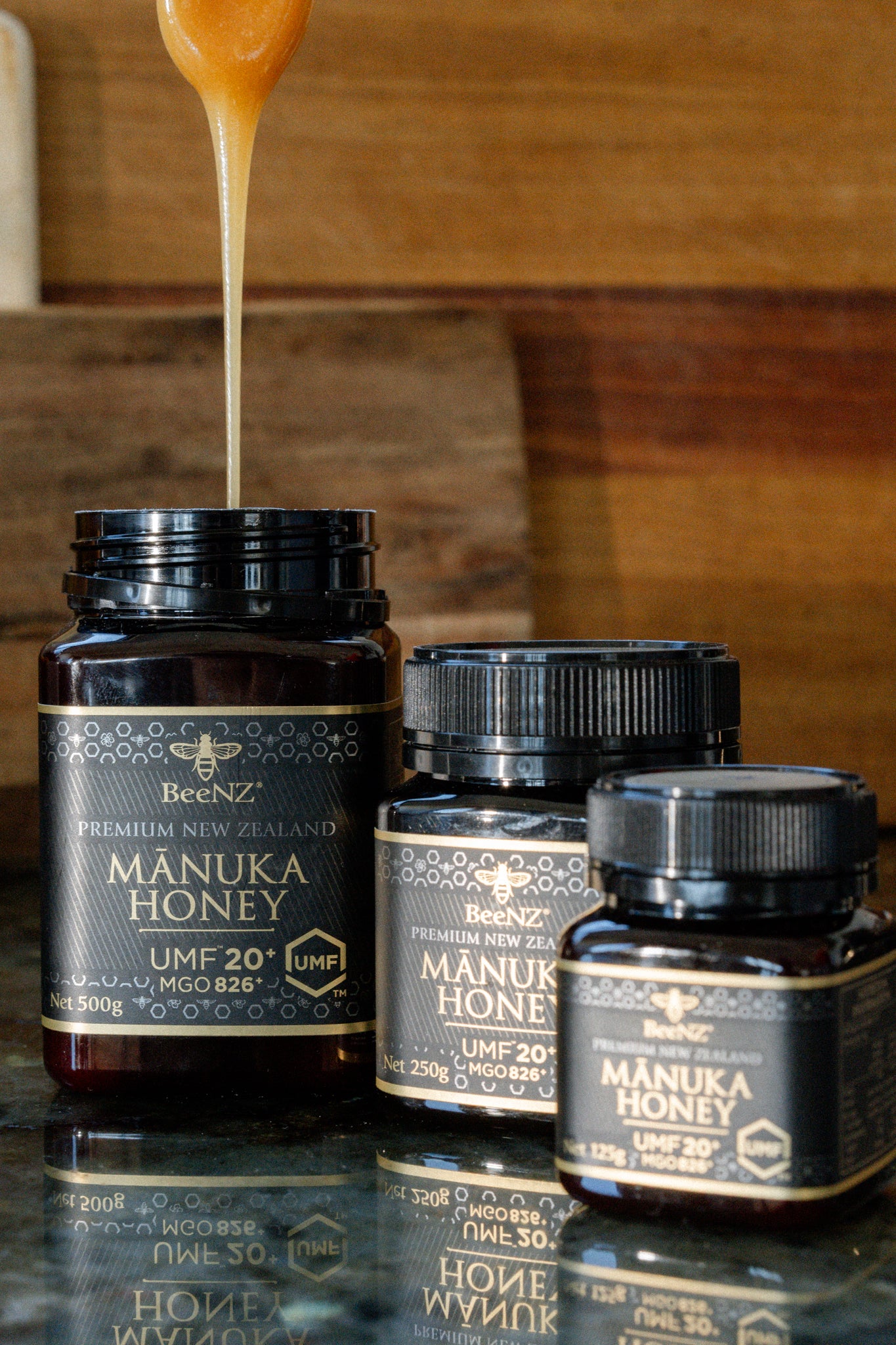 BeeNZ UMF 15+ Mānuka Honey 8.8oz Raw NZ Honey MGO 512+ – BeeNZ USA